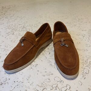 Brown Suede Moccasin Loafers reserved.